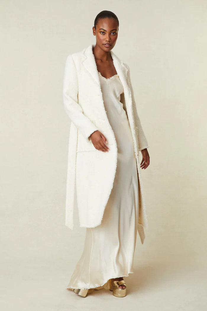 White 2025 duster coat