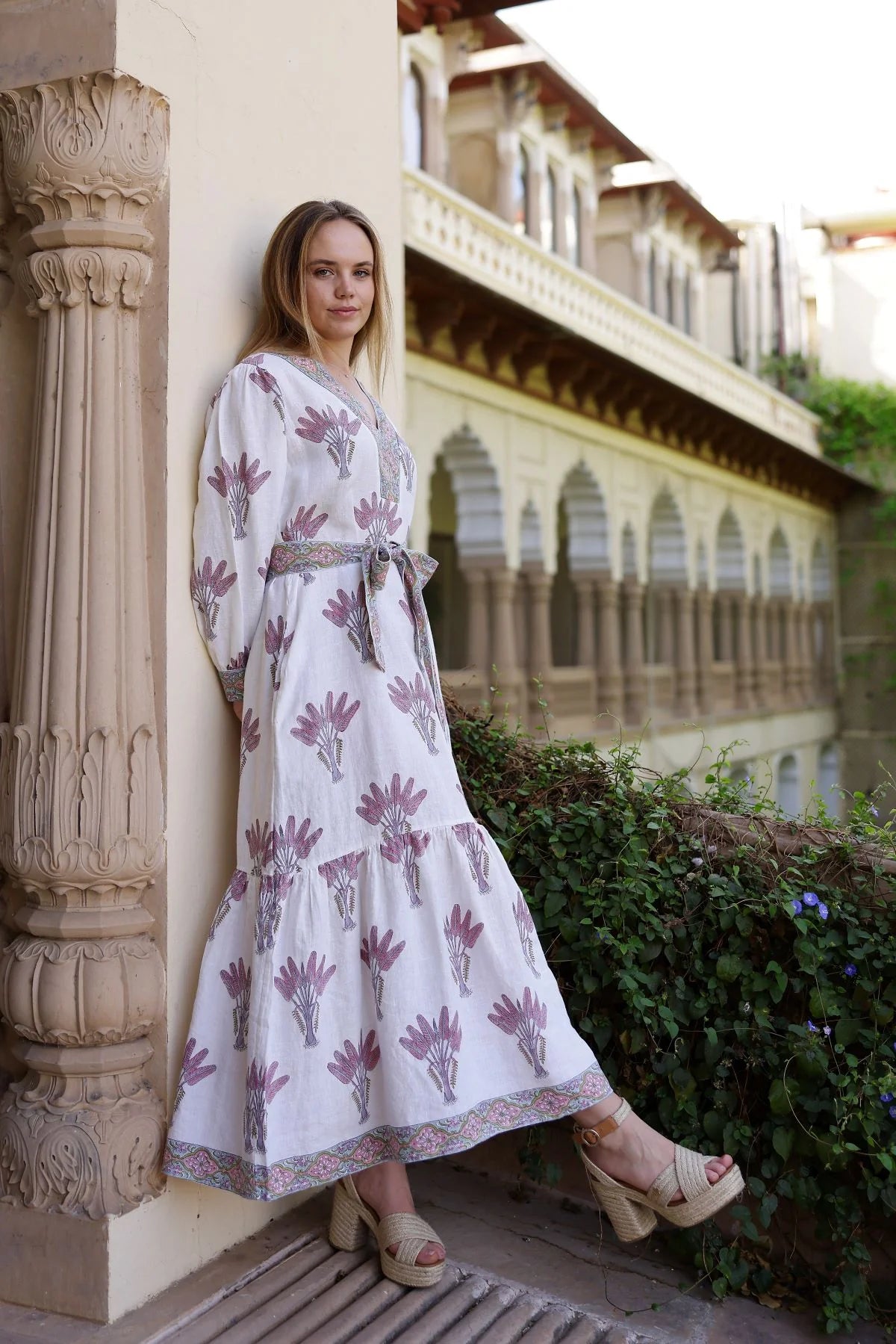 capri maxi dress capri maxi dress // pink + red *zoco exclusive* medium