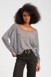 Tissue Cashmere off the Shoulder Sweater