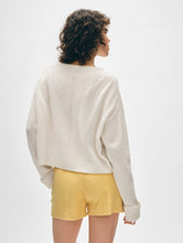 Cashmere Cuffed V Neck