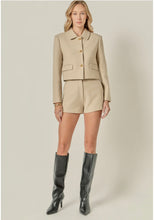 Button Cropped Jacket