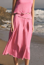 Scalloped Midi Skirt