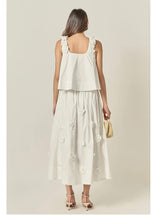 Applique Midi Skirt