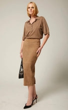 Suede Tube Skirt