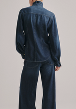 Ruffle Denim Shirt
