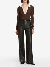 Le Slim Palazzo Modernist Pocket Leather