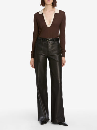 Le Slim Palazzo Modernist Pocket Leather