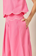 Scalloped Midi Skirt