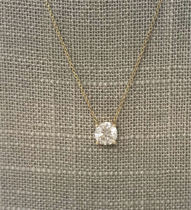 Solitaire Diamond Necklace