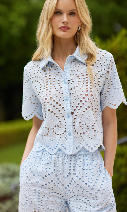 Dubois Cotton Eyelet Shirt