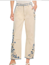 Floral Embroidered Jeans