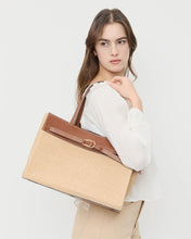 Aidan Natural Straw Work Tote