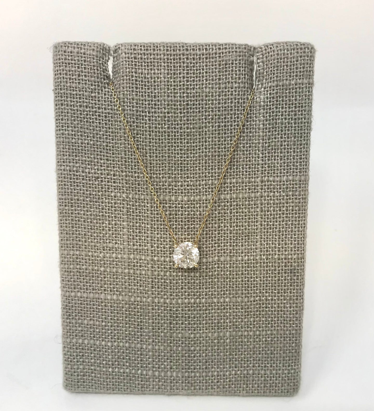 Solitaire Diamond Necklace