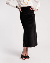 Tuxedo Maxi Skirt Velvet