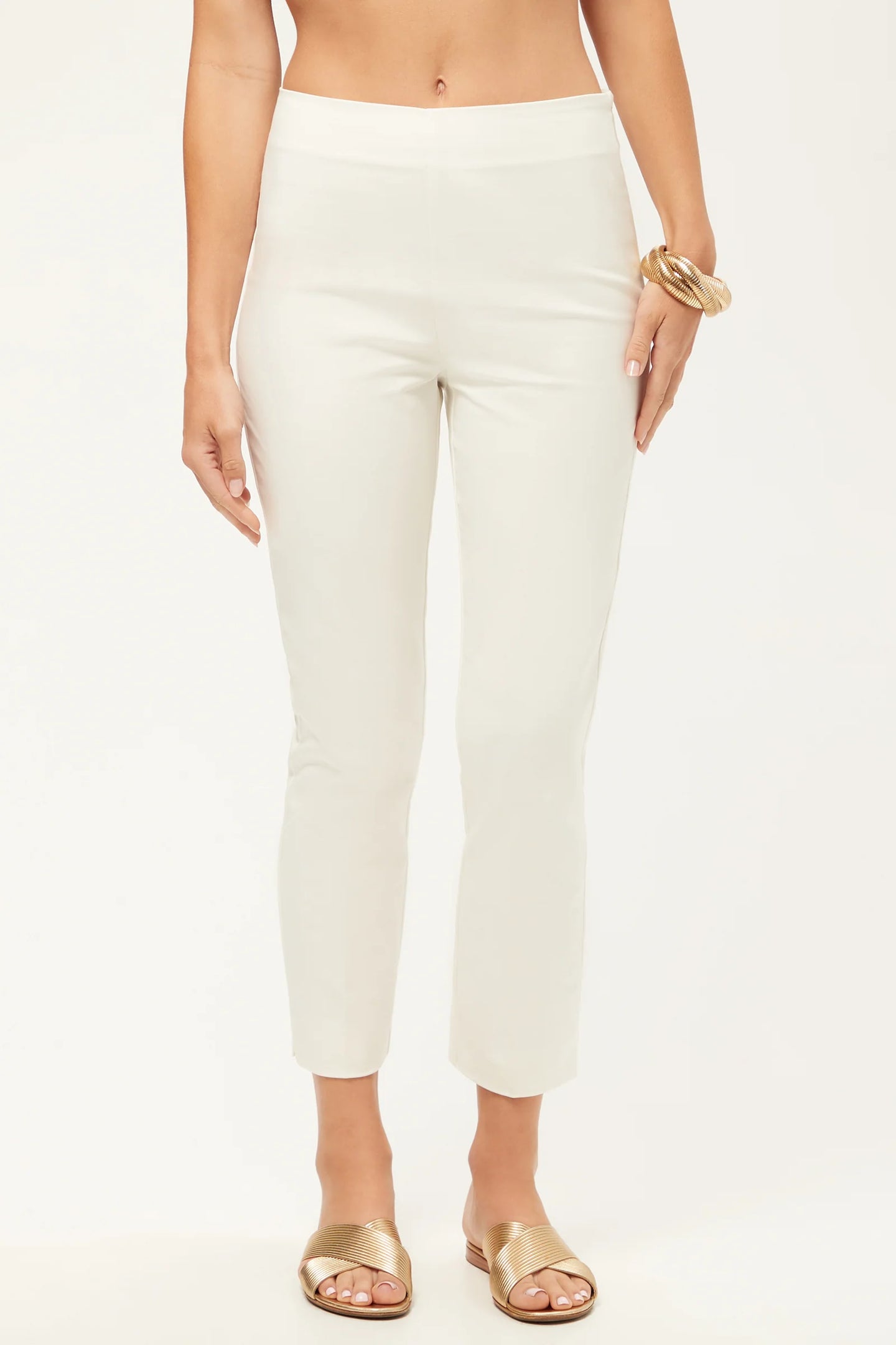 Trina Turk Tie Breaker Slim Crop Pant