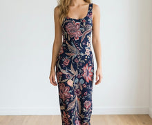 Adele Floral Silk Dress