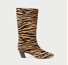 Cleo Zebra Mid-Calf Boot