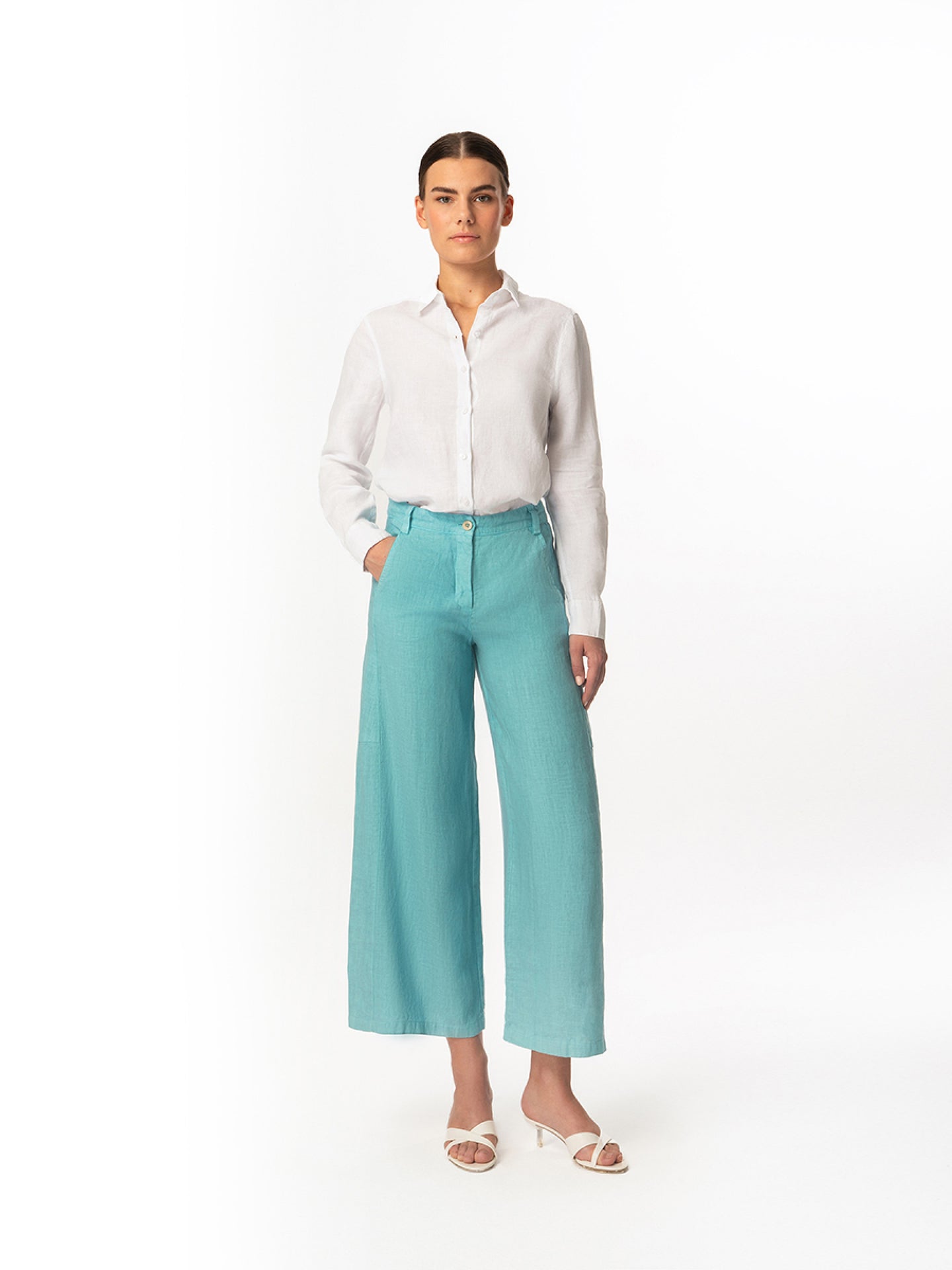 Linen Pants-7070