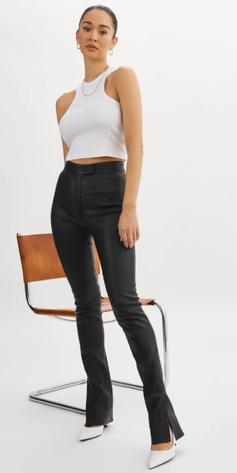 Dawn Stretch Leather Pant