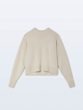 Cashmere Blend Luxe Fringe Crewneck