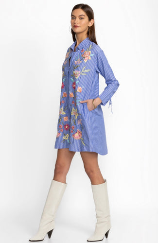 Camellia Ruched Sleeve Dress
