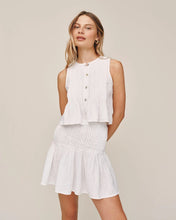 Pintuck Mini Skirt