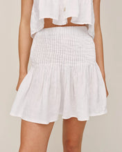 Pintuck Mini Skirt