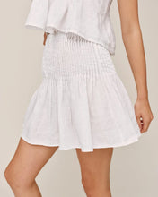 Pintuck Mini Skirt