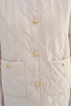 Quilted Collarless Jacket