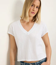 Harlan Cropped V-Neck Tee