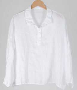 Lissa Linen Top