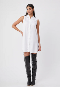 The Sleeveless Shirt Dress