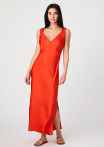 Ennis Satin Midaxi Dress