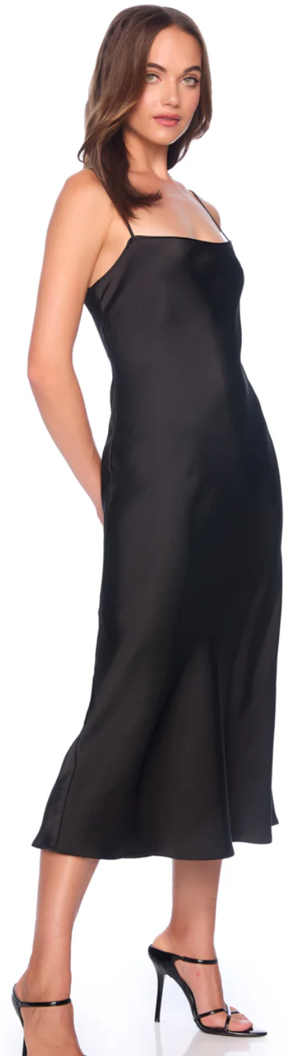 Satin Bias Slip Dress