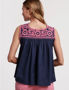 Jess Floral Embroidery Top