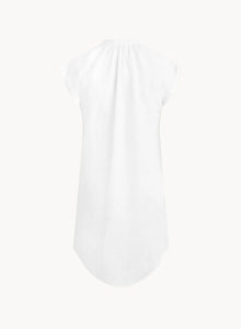 Cap Sleeve Henley Dress