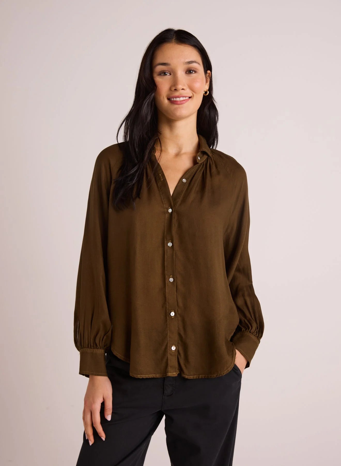 Flowy Raglan Sleeve Shirt